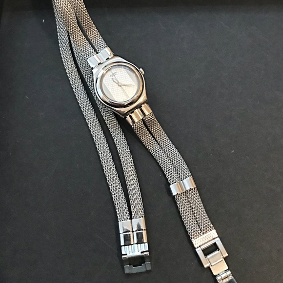 swatch watch bracelet
